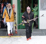 Kevin Costner geht in Schladming Skifahren