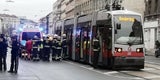 Vier Verletzte bei Bim-Crash in Wien