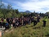 Kopie von Flüchtlinge zu Fuß