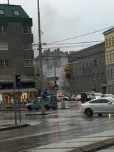 Mercedes brannte mitten in Wien komplett aus