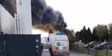 Explosion in einer Entsorgungsfirma in Hörsching