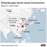China-Virus: Fall in Singapur nachgewiesen