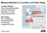 Mann sticht in Den Haag um sich