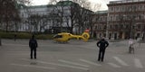 Hubschrauber-Rettungseinsatz am Karlsplatz