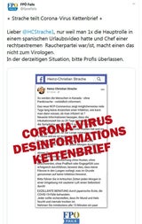 HC Strache teilte Coronavirus-Kettenbrief