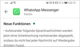 WhatsApp hat eine neue Top-Funktion