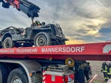 Unfall Militär-Jeep