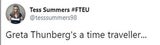 Verschwörungstheorie: Ist Greta Thunberg eine Zeitreisende?