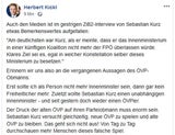 Kurz schließt Kickl  aus: Jetzt kontert der FPÖ-Politiker