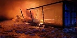 Die Bilder vom Feuer-Inferno auf der S1