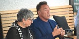 Arnie: Ankunft heute Mittag mit Privatjet