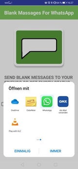 Fies: So verschickt man leere WhatsApp-Nachrichten