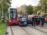 Unfall mit Straßenbahn