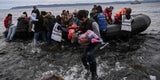 Lesbos Flüchtlinge