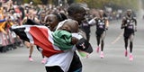 Kipchoge und Ehefrau
