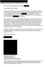Das schrieb Tanners Generalsekretär in geheimen Brief an Airbus