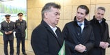 Kurz, Kogler und Nehammer besuchen Polizei am Westbahnhof