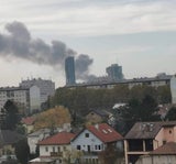 Großbrand über ganz Wien zu sehen