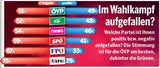 45 % wollen ÖVP-Alleinregierung