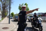 polizist verkehr