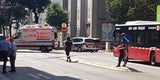 Polizei rettete nackte Frau von Fenster