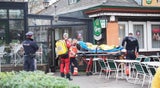 Hubschrauber-Rettungseinsatz am Karlsplatz