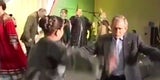 Hier schwingen Bush und Putin das Tanzbein