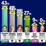 Türkis-Grün im Umfrage-Check
