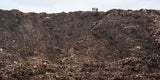 Berg von Ghazipur Mülldeponie Neu-Dehli