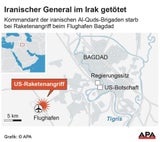 US-Drohne tötet iranischen General in Bagdad