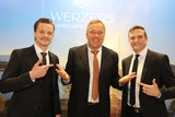 Julian Waldner, Fritz Strobl  und Michael Steinocher
