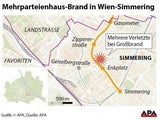 Dachbrand in Mehrparteienhaus - Fünf Verletzte
