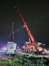 LKW-SATTELZUG STÜRZTE AUF DER A2 IN NÖ IN GRABEN