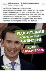 Grüne Jugend hetzt gegen Kurz