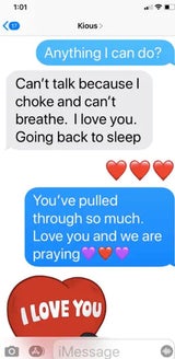 Die letzten Worte kamen per SMS: 'Ich liebe dich'