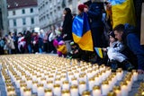 Wiener Lichtermeer für ukrainische Kinder