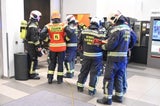 Brand in Einkaufszentrum in Wien-Floridsdorf