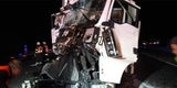 Nach Lkw-Kollision auf A1 crasht Kleinbus in Polizeiauto