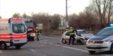 Schwerverletzter bei Mercedes-Crash am Handelskai