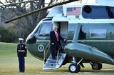 Trump hat das Weiße Haus verlassen