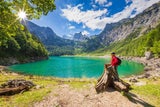 Wanderlust. An den Gosauseen hat man den Dachstein immer im Blick