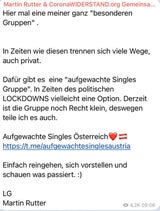 Corona-Leugner starten Single-Börse