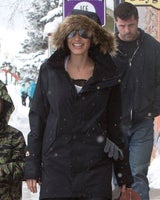 Angelina Jolie genießt den Winter