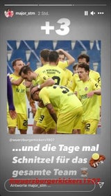 Maierhofer motiviert mit 'Schnitzel für alle'