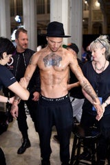Jeremy Meeks auf der New York Fashion Week