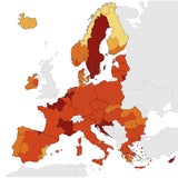 Corona-Inzidenzen in Europa