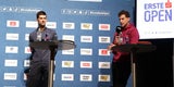 Thiem und Djokovic schlugen sich gemeinsam ein