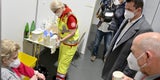 Mückstein zum Auftakt im Impf-Einsatz