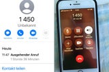 1450 Warteschleife Anrufe