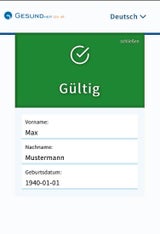 Gültiger Test
